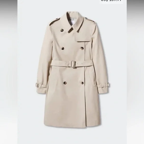 Mango Beige Trench Coat - Picture 7 of 16